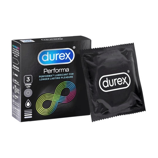 KONDOM DUREX PERFORMA ISI 3 PCS (PRIVASI AMAN)