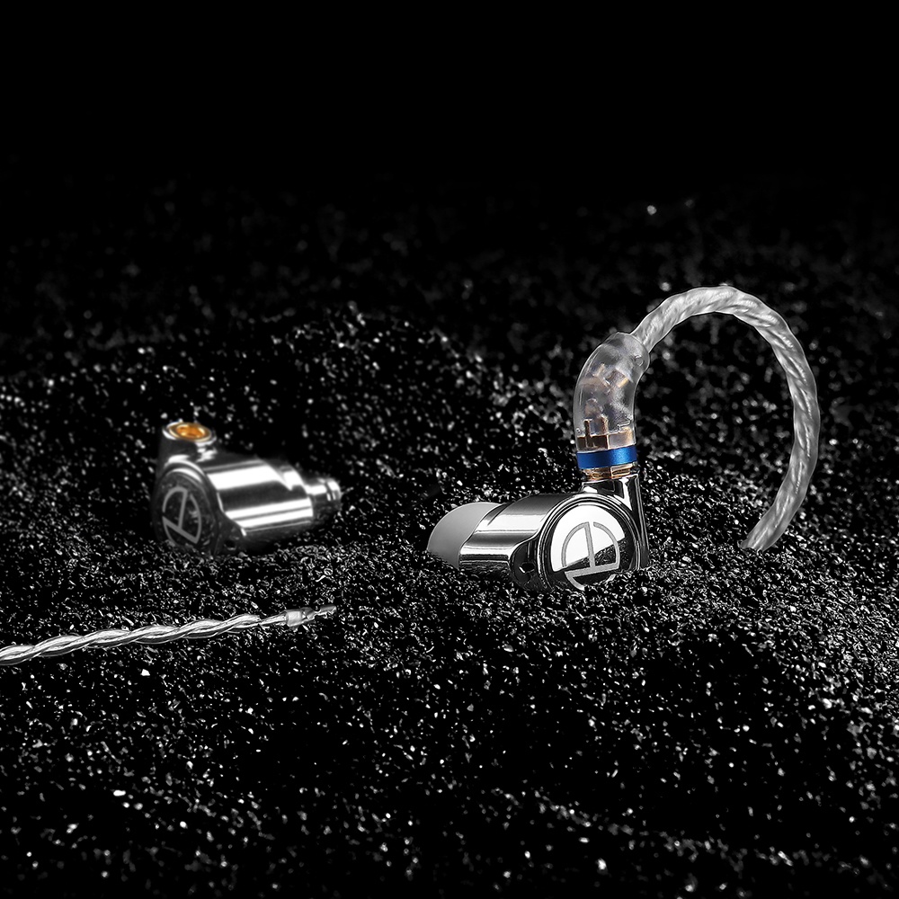 Trn TA1 Hi-FI 1BA + 1DD Earphone In ear Hybrid Bass HIFI Bahan Metal Untuk Olahraga Lari