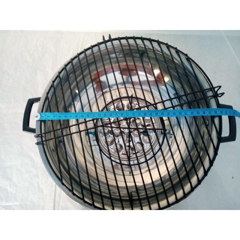 bakaran roaster sate panggangan ikan serbaguna alat panggang sosis kompor gas stenlis 33 cm