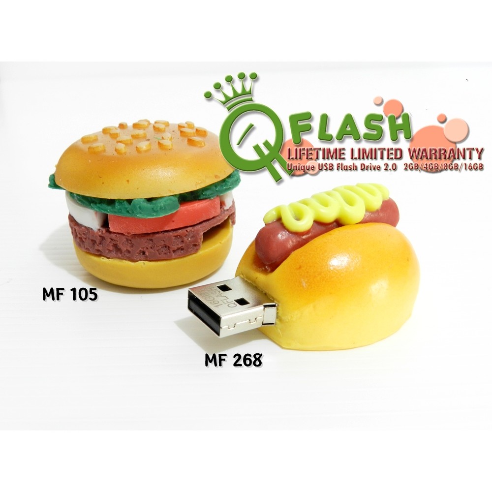 Flashdisk Karakter Burger Flashdisk Unik Hotdog Shopee Indonesia