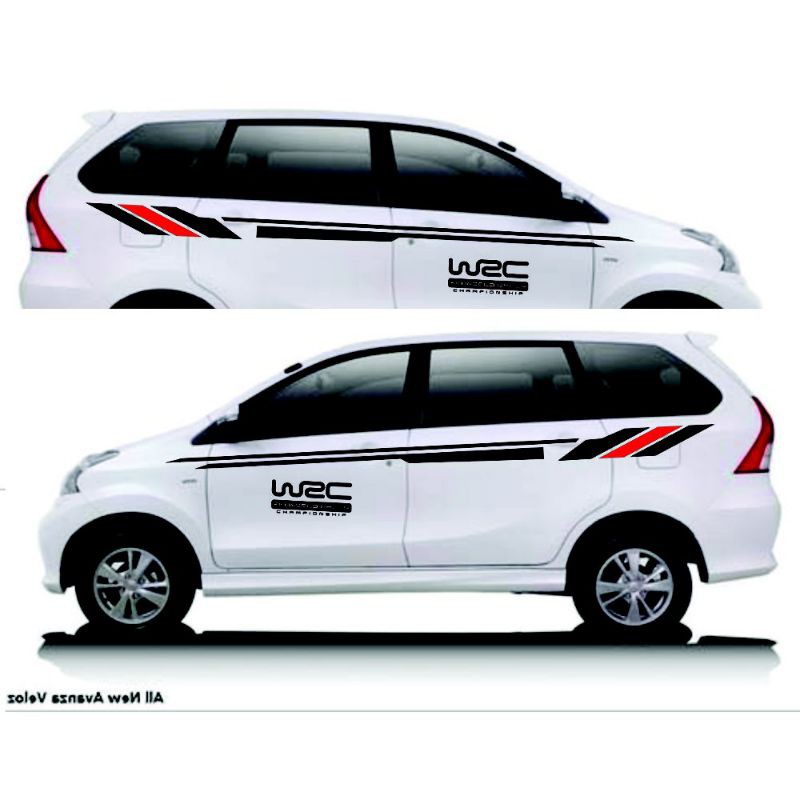 Stiker mobil xenia list body mobil xenia terlaris
