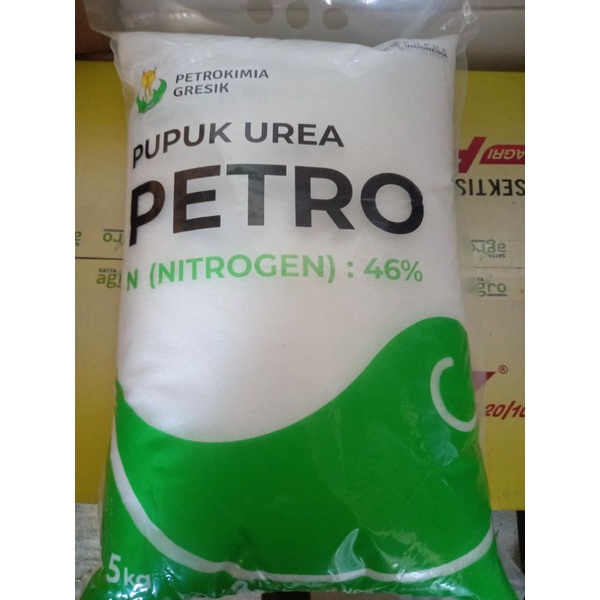 PUPUK TANAMAN UREA PETRO NON SUBSIDI NITROGEN 46% PUPUK PERTANIAN ISI 5KG