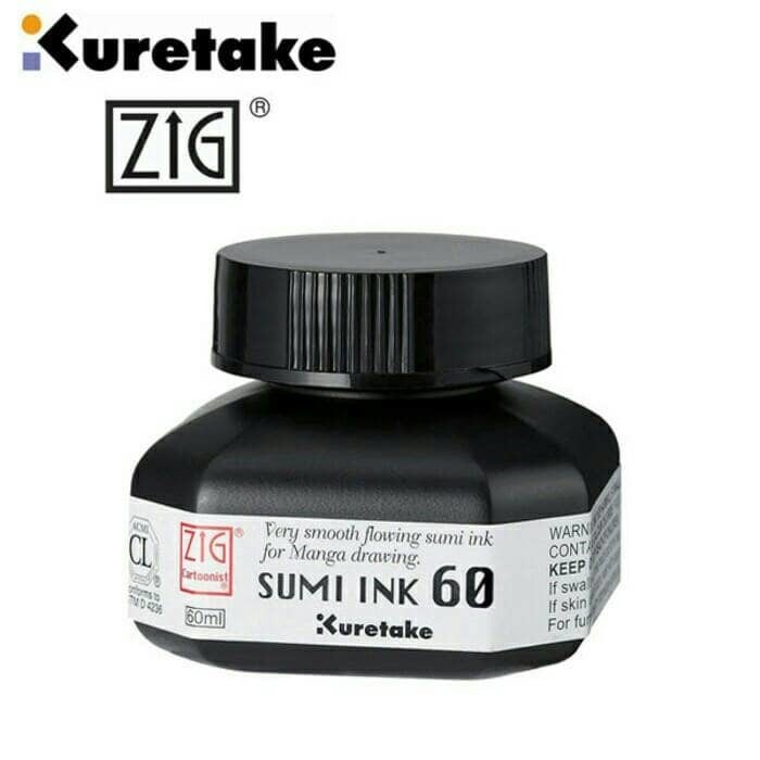 

Menakjubkan Kuretake Ink - Sumi Ink. Tinta. Manga Cartoonist. Terbatas