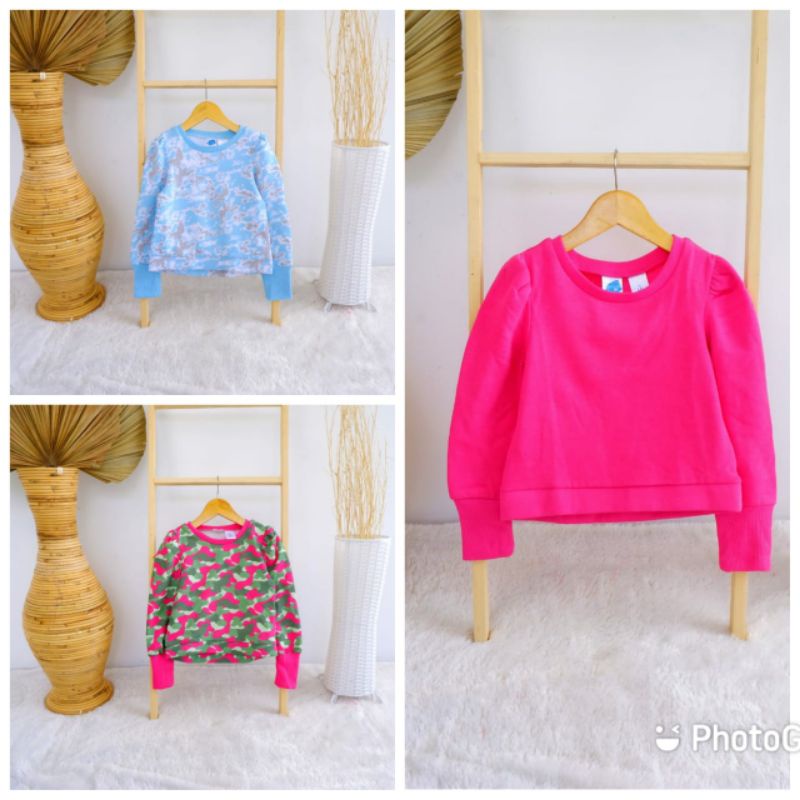 Atasan Sweater Motif Anak Perempuan 3-8 Tahun