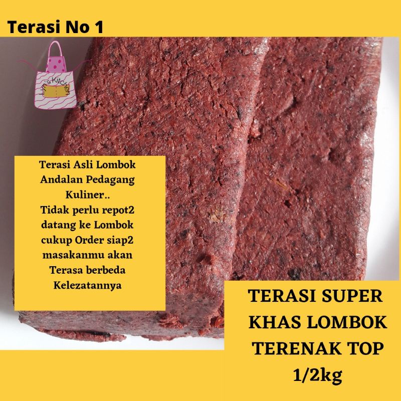 

Terasi Lombok Super Enak Berkualitas,Terasi Lombok khas, Terasi lombok super, terasi lombok asli, terasi lombok premium, bumbu makanan, sambel terasi, sambal terasi, sambel terasi uleg, terasi merah, bumbu merah