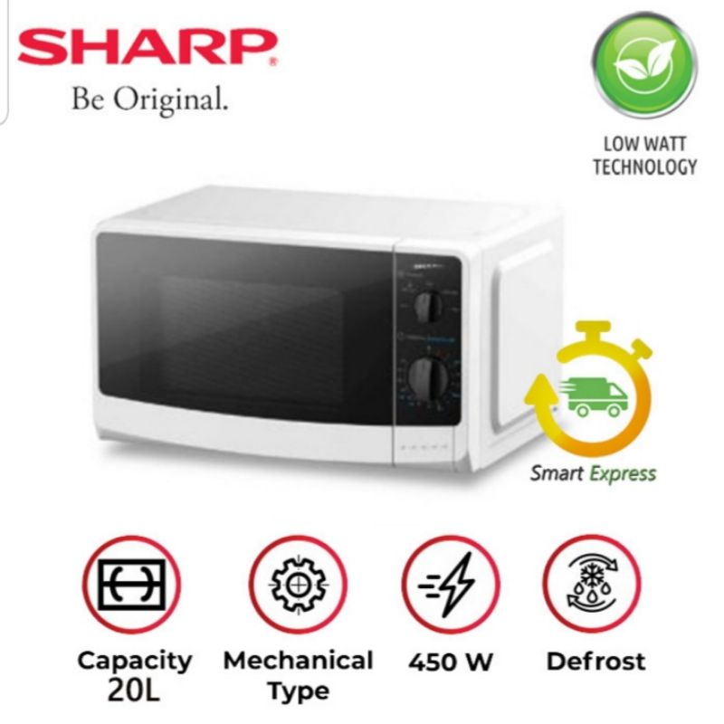 Sharp Microwave 21 liter R 220 MA WH