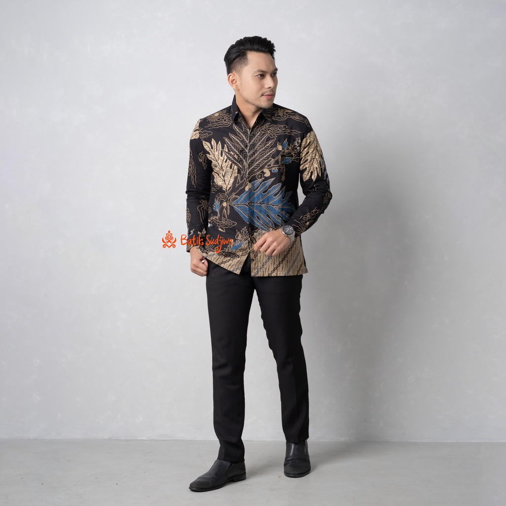 Atasan Kemeja Batik Pria Regular 1041