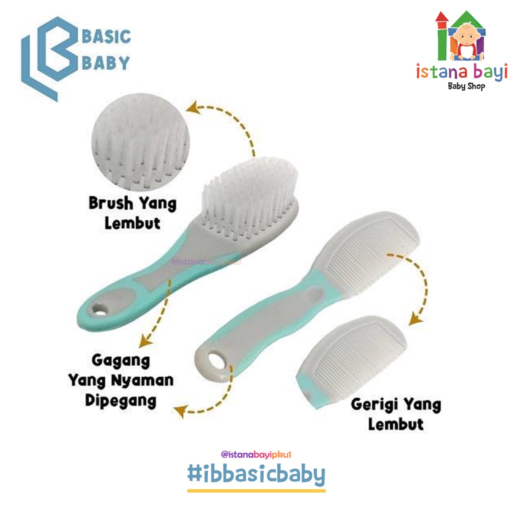 Basic Baby Hair Grooming Care Kit - Sisir Bayi