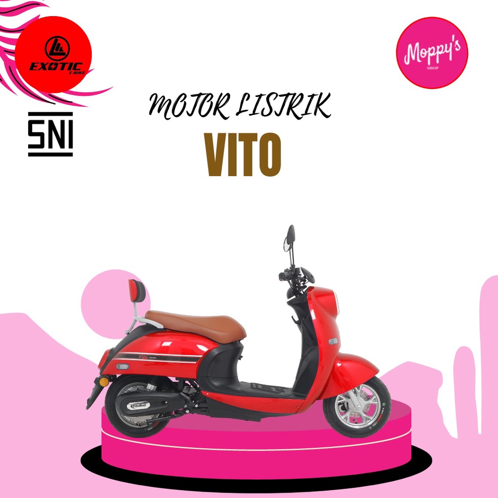 NEW Motor Listrik Exotic VITO Garansi Resmi by Pacific
