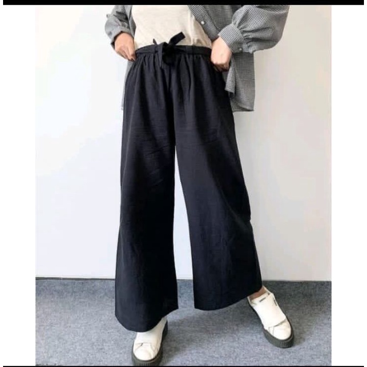 KULOT LINEN PANTS CELIA CELANA KANTOR DAILY PREMIUM B553