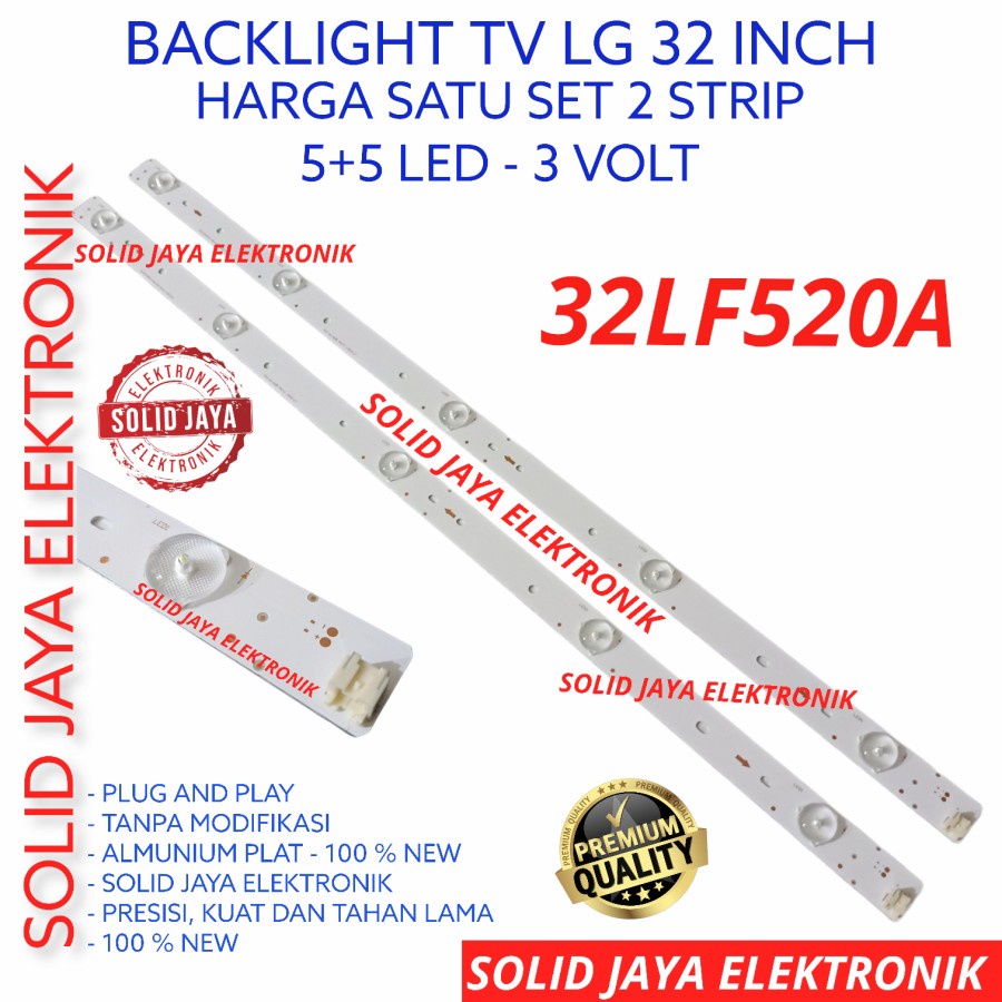 BACKLIGHT TV LED LG 32 INC 32LF520 32LF520A A 32LF LAMPU BL 5K 5K 3V LAMPU BL LED 32LF 520 520A LG 32INCH 32IN 32INC 32&quot; 5KANCING 5 KANICNG 5K 5LED 5 3V LG 32 INCH IN 3 VOLT LED LG