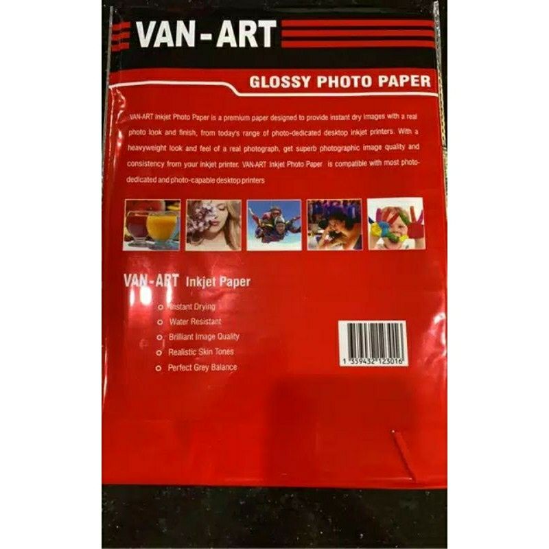 

Glossy Photo Paper (20 lbr) ukuran A4 210 GSM