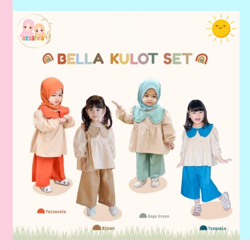 BELLA KULOT SET | Setelan anak perempuan