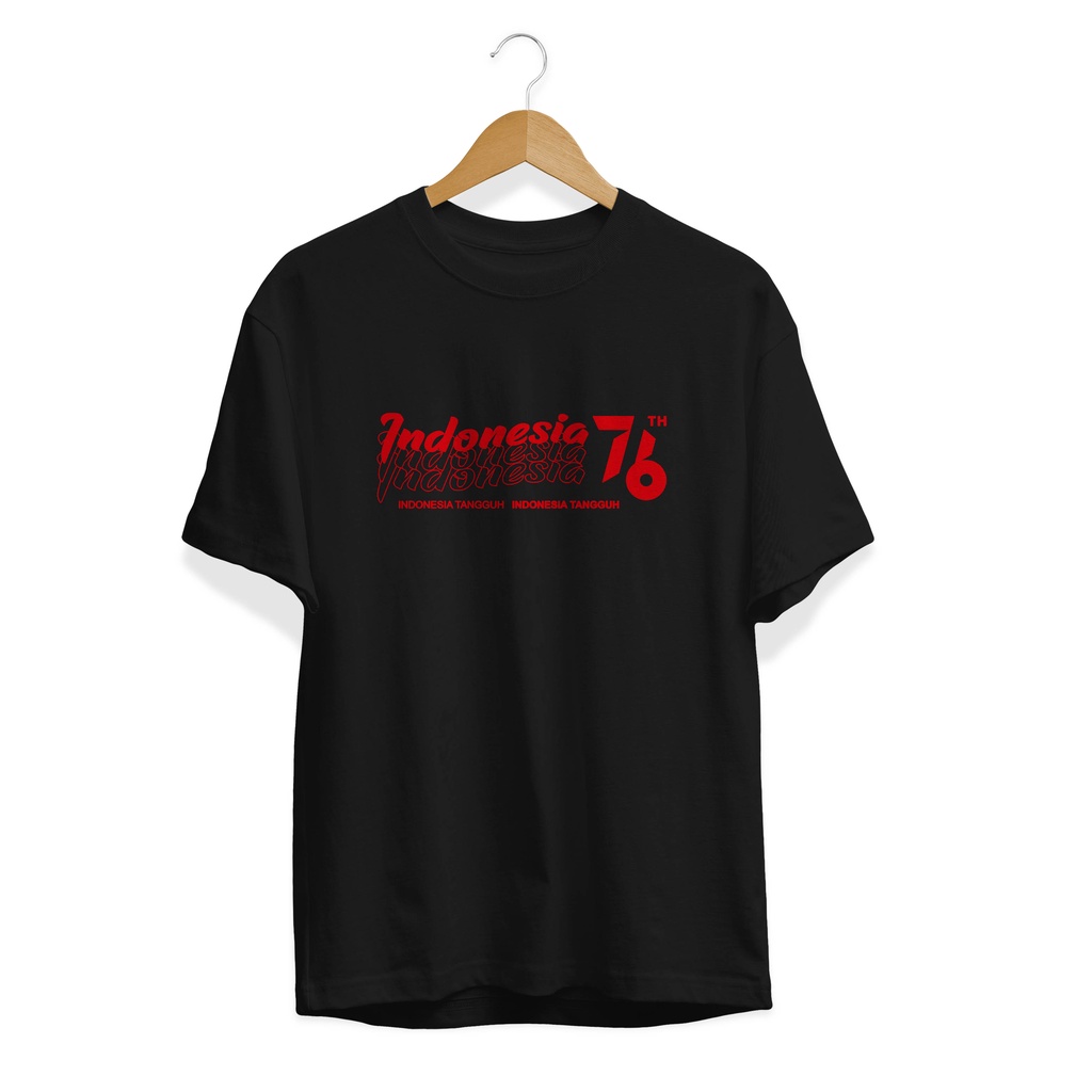 KAOS BAJU DISTRO HUT RI KE-76 KEMERDEKAAN INDONESIAKU SERIES V