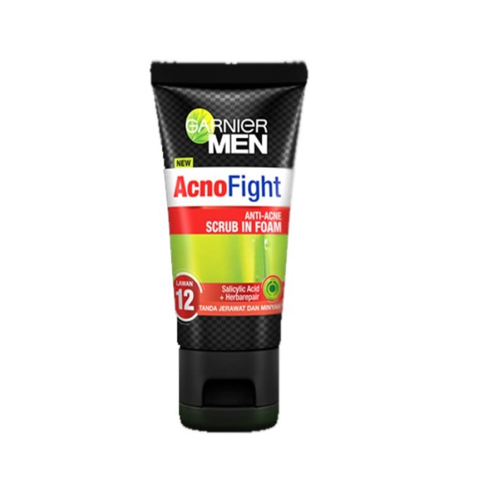 ✨LACIKOSME✨ GARNIER MEN SERIES - ACNO FIGHT TURBOLIGHT POWER WHITE SABUN WAJAH