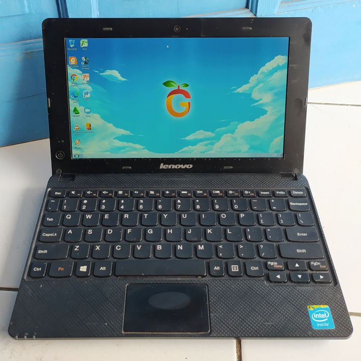 Lenovo E10-30 Hitam RAM 2GB HDD 320GB Netbook Notebook Bekas Second Murah Zoom Wifi Webcam Bluetooth