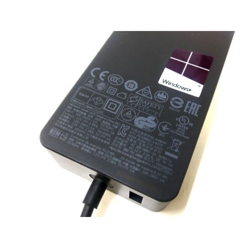 Adaptor Charger Microsoft Surface Pro 3 4 5 6 7 X GO Boox 1 2 Laptop 1 2 3 12V 2.58A 44W