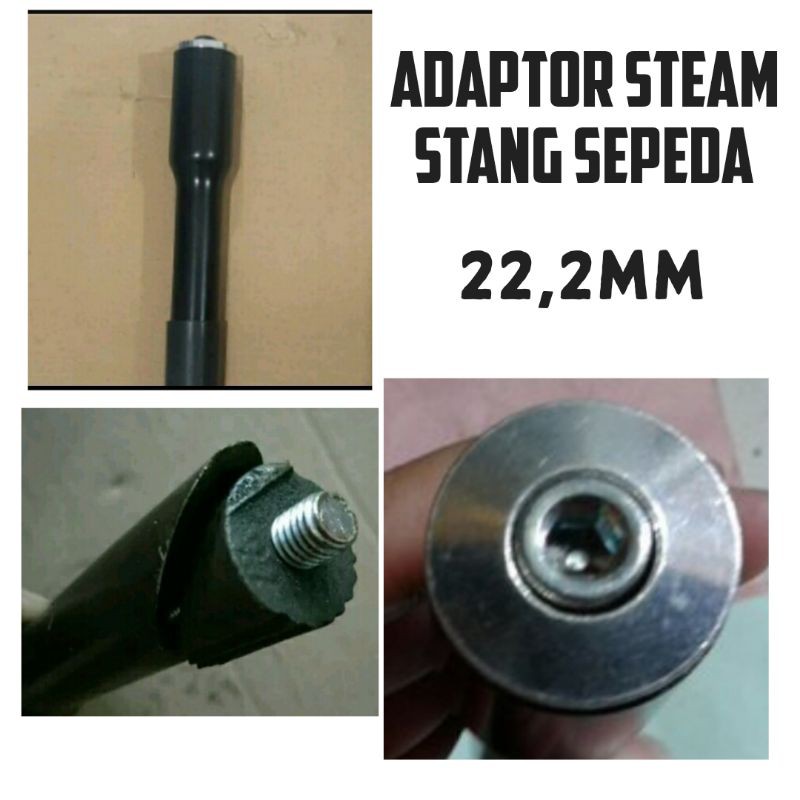 Adaptor steam stang sambungan tiang sepeda oversize BMX MTB 22.2MM