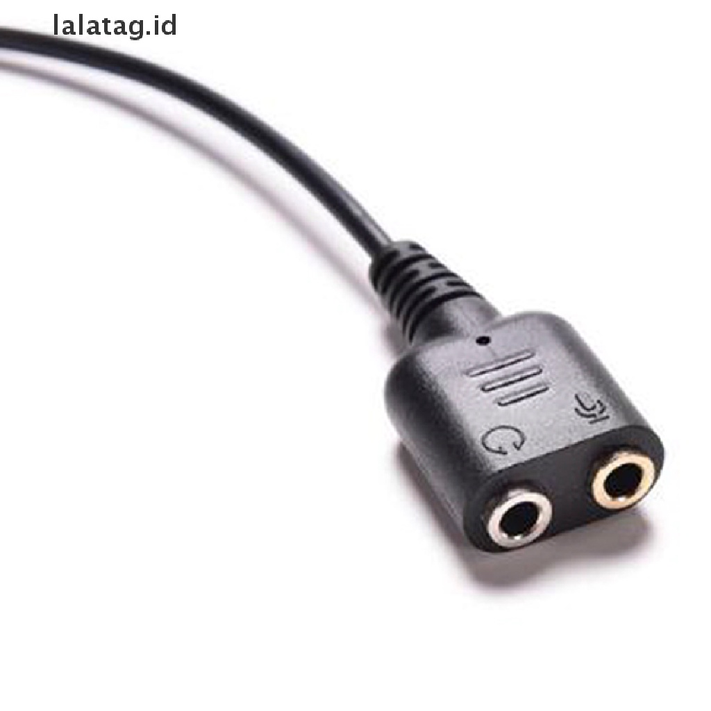 (Flyag) Adapter Konverter Jack 3.5mm Female Ke RJ9 Untuk Headset / Telepon (ID)