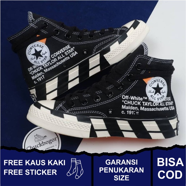 all star off white black