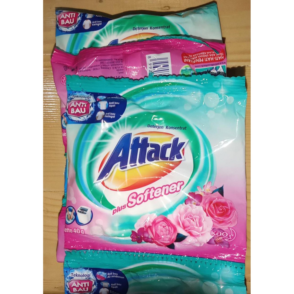 

Deterjen Attack Plus Softener 1 Renceng