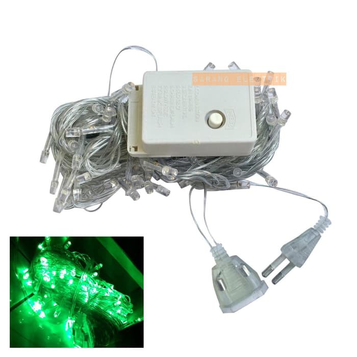 lampu led natal Murah Lampu Led Natal Dekorasi Outdoor 10 Meter ( white / putih ) - Merah