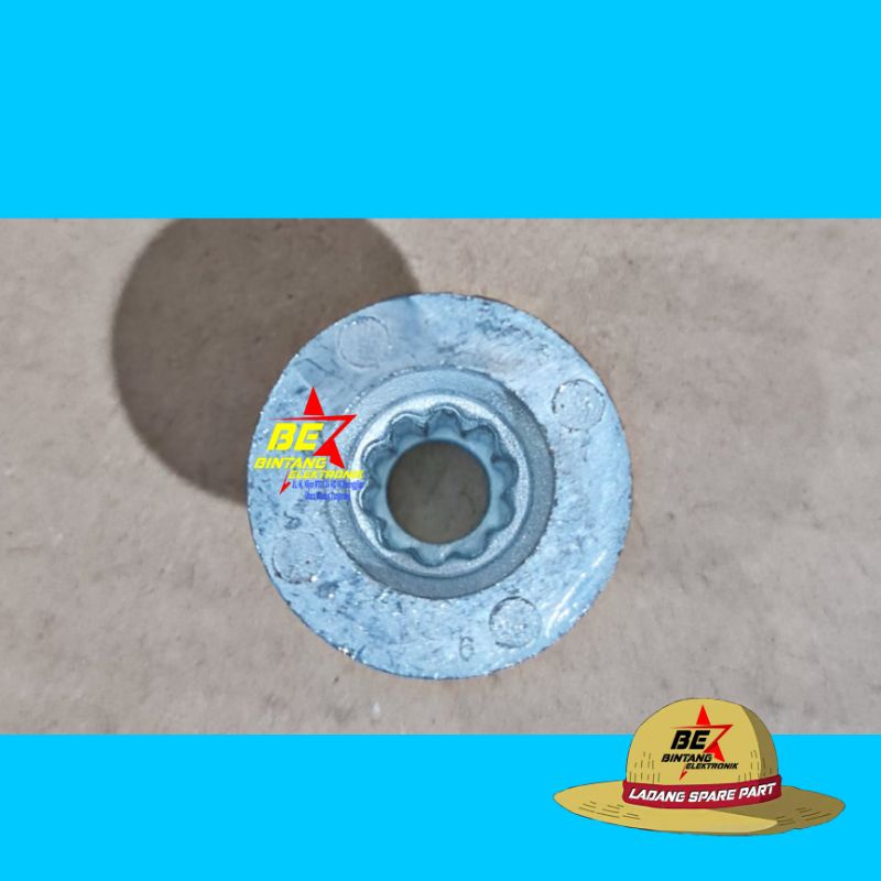 Inti Pulsator Mesin Cuci Gerigi 10 Besi Puli Stator Gigi 10