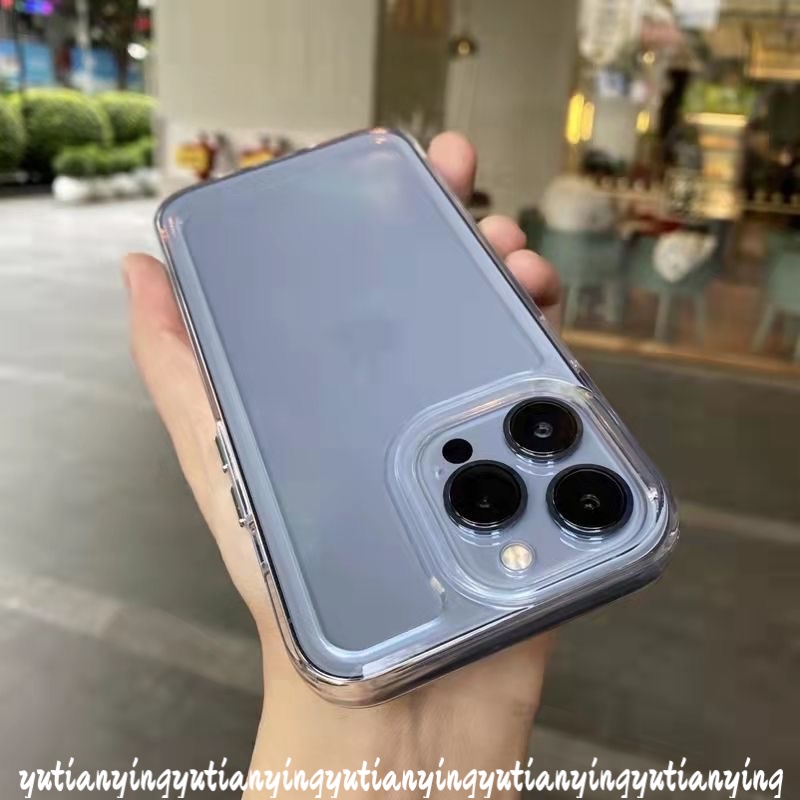 Soft Case TPU Transparan Shockproof Cover IPhone 7 8 Plus 11 13 12 Pro MAX XR SE 2020 X XS MAX