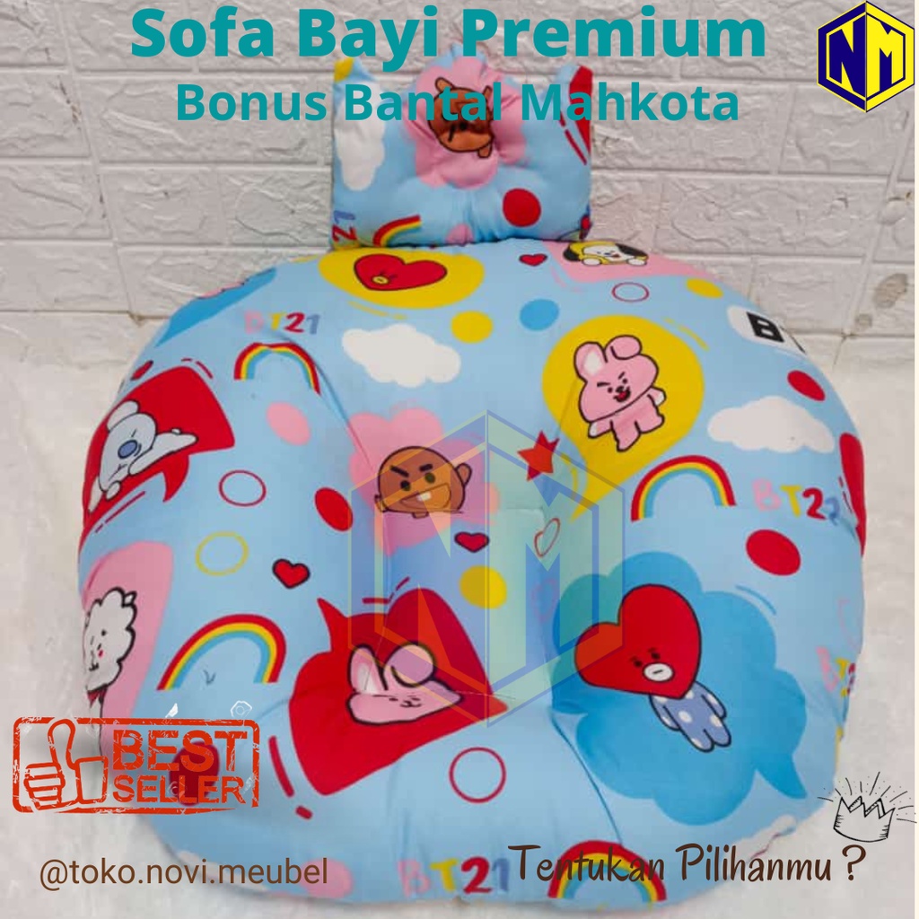 Sofa Bayi Multifungsi / Sofa Bayi / Sofa Bayi jumbo Bantal Mahkota