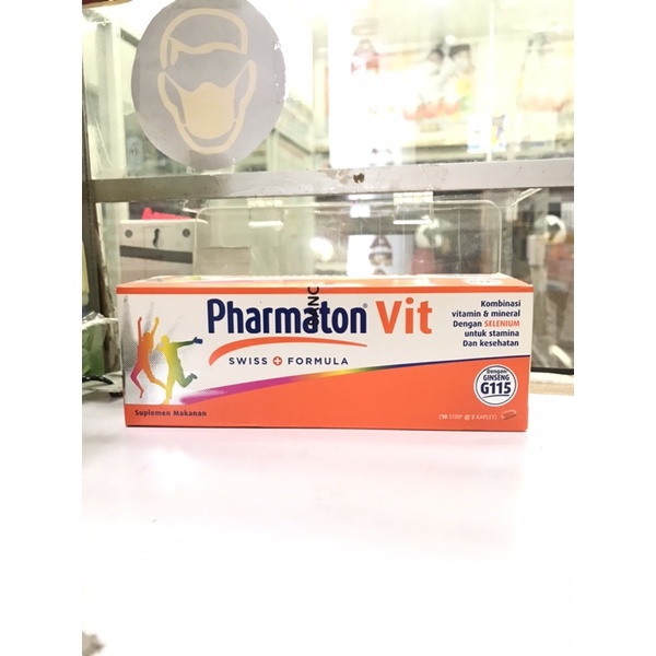 Pharmaton Vit tab - vitamin stamina dan daya tahaun tubuh - isi 50 tablet