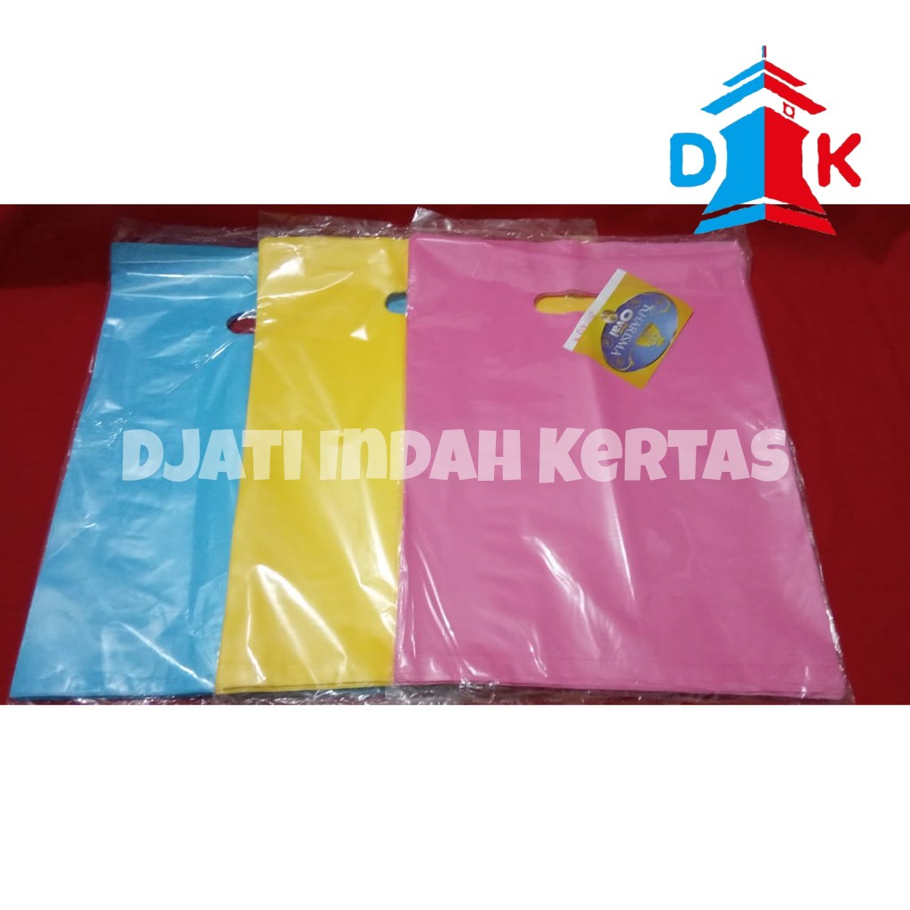 PALING MURAH!!! Tas Olshop Kharisma Pond Oval 30x40 Polos Tebal isi 50 lembar Shopping Bag