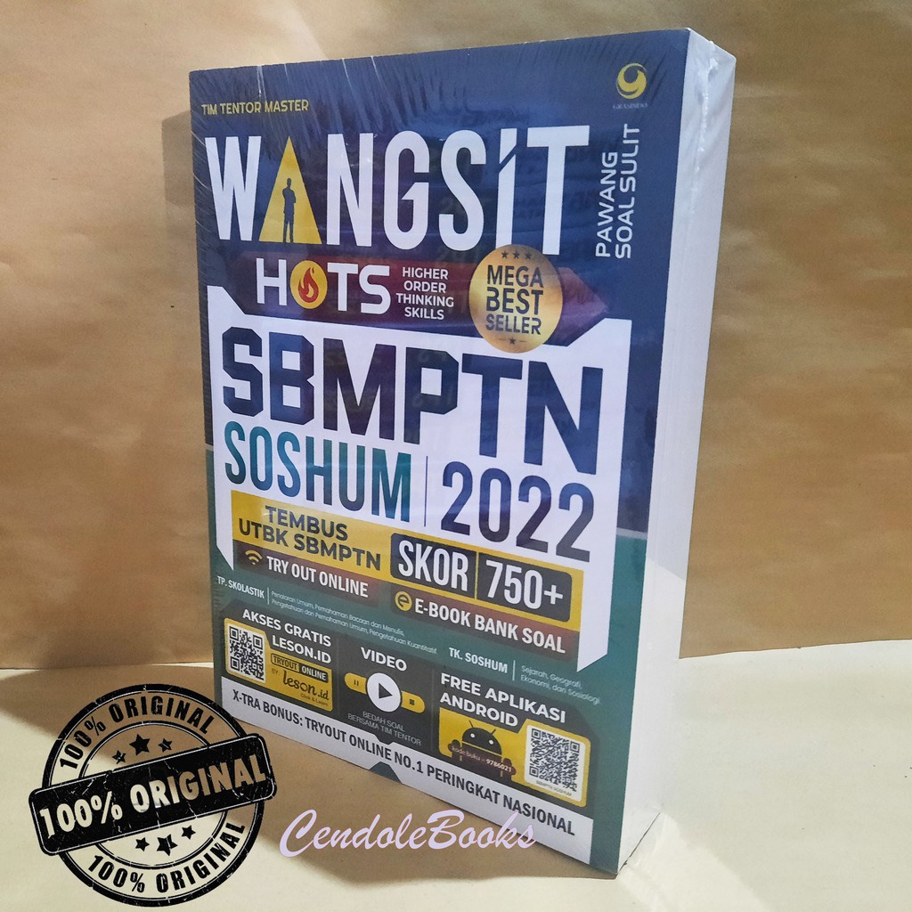 Buku SBMPTN 2022 Wangsit Pawang Soal Sulit Hots SBMPTN SOSHUM 2022