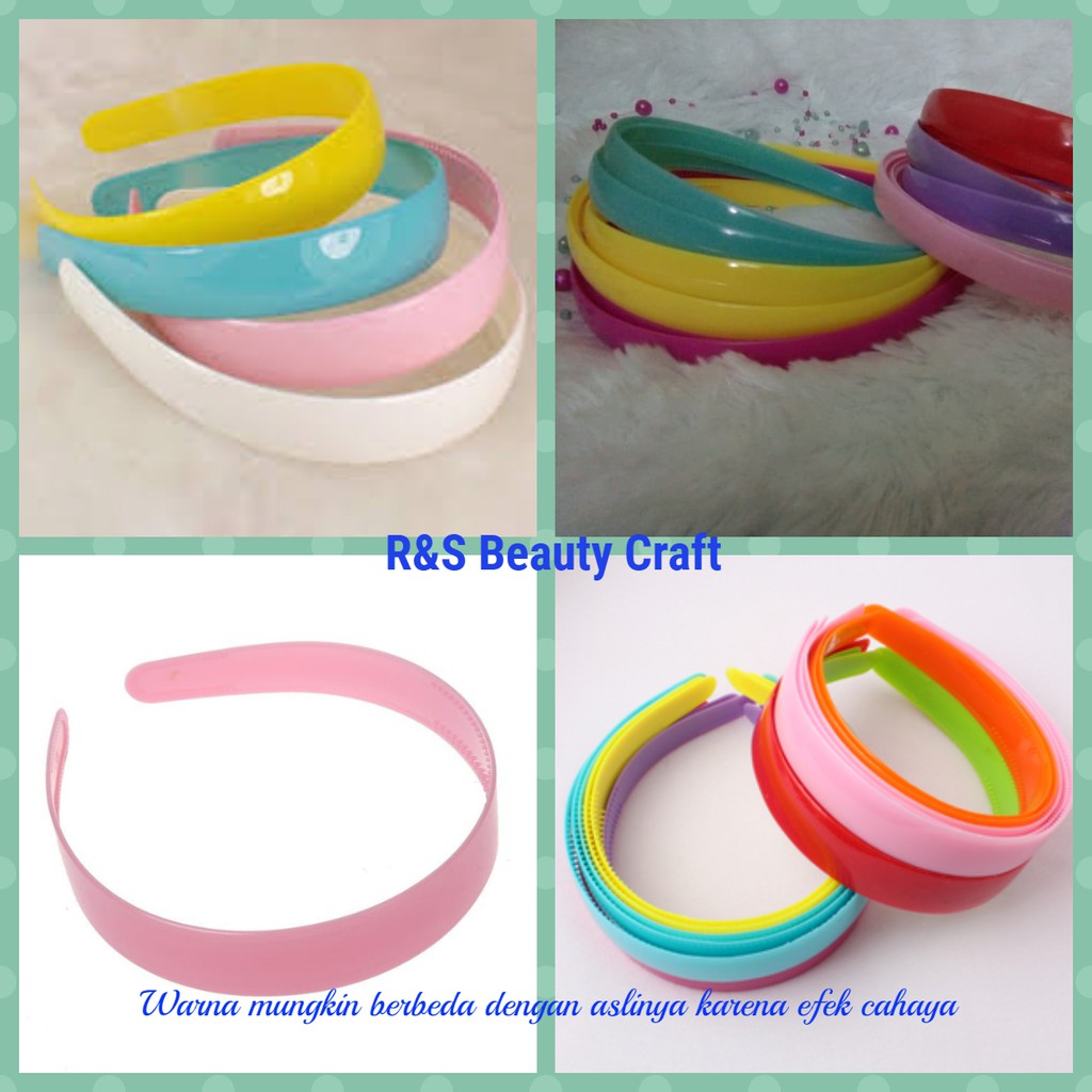 Bando / Bondu / headband / Bandana || Aksesoris Rambut Bahan Plastik