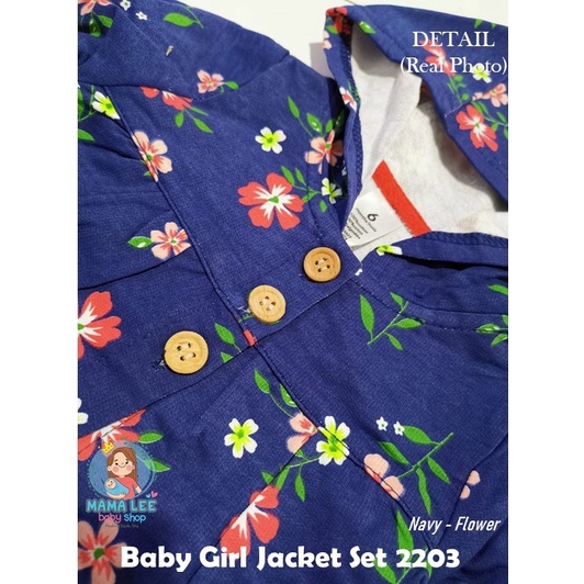 JACKET SET 3 IN 1 JC01  / BABY JACKET / JAKET BAYI / PAKAIAN BAYI JUMPER GIRL-7