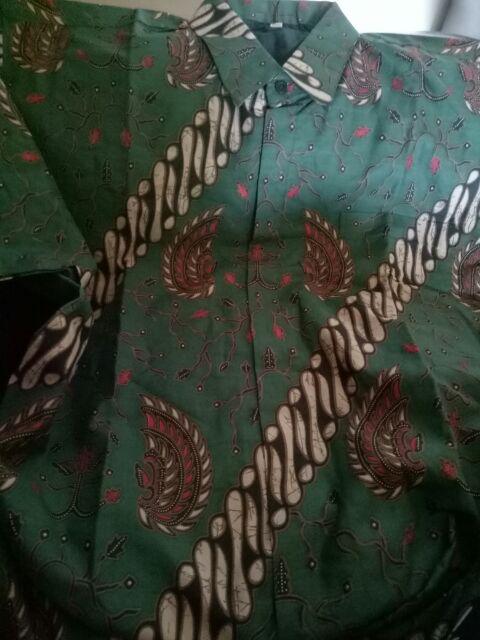 Batik Solo Kemeja Batik Pendek Ajisaka Kanaya Batiksoloamanah 125.000