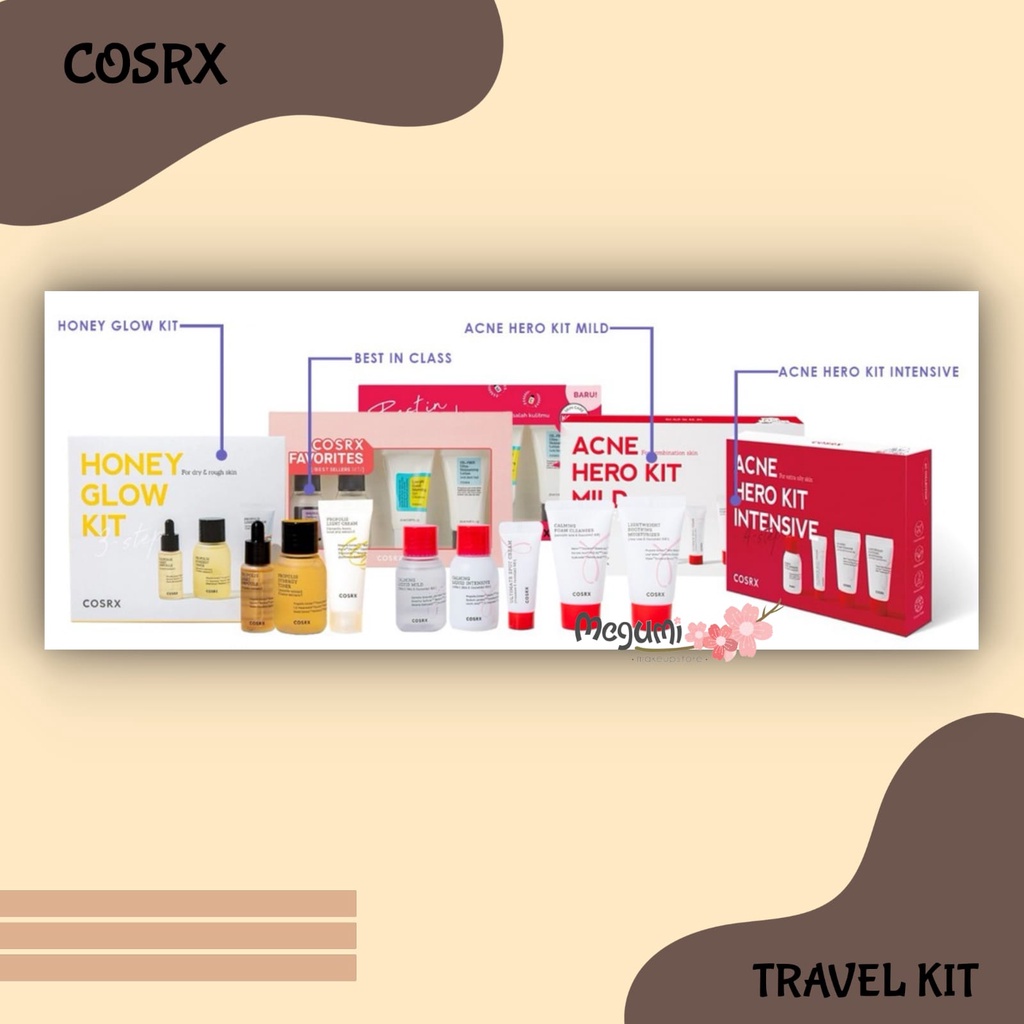 COSRX TRIAL KIT / COSRX PAKET / COSRX TRAVEL PAKET / ACNE / FAVORIT / HONEY