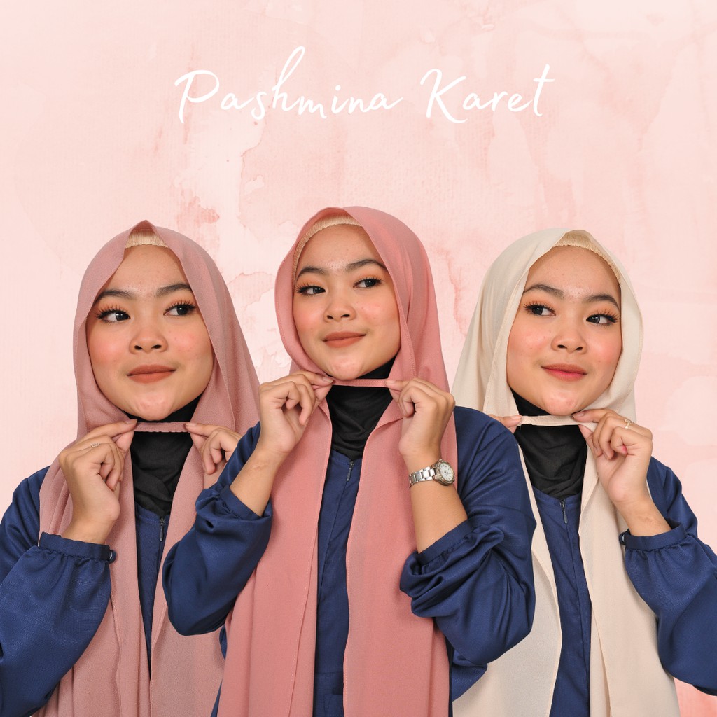 HIJAB PASHMINA SABYAN DIAMOND KARET