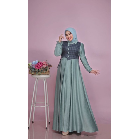 Mariposa Dress Vol 4 Ori by Byanca Irna Galery / Gamis Syar’i / Dress Muslimah Branded / Baju Syari Terbaru / Gamis Syari Pesta / Dress Syar'i Mewah / Fashion Muslimah Branded-2