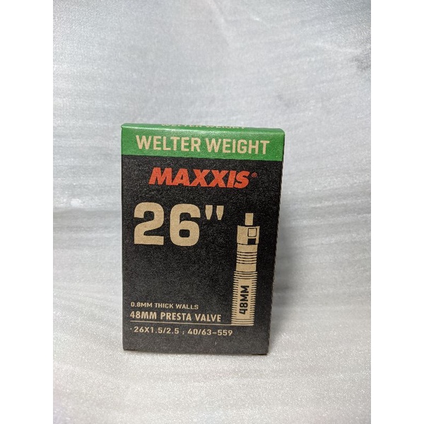 Ban dalam maxxis 26x1.5 2.5 FV ban dalam sepeda maxxis welter weight