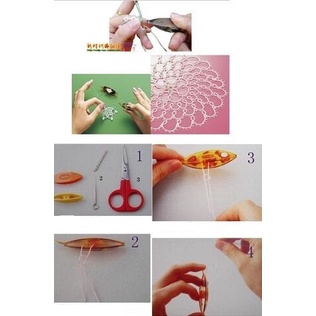 Tatting Shutle Tool - Alat Membuat Aneka Renda (2pcs)