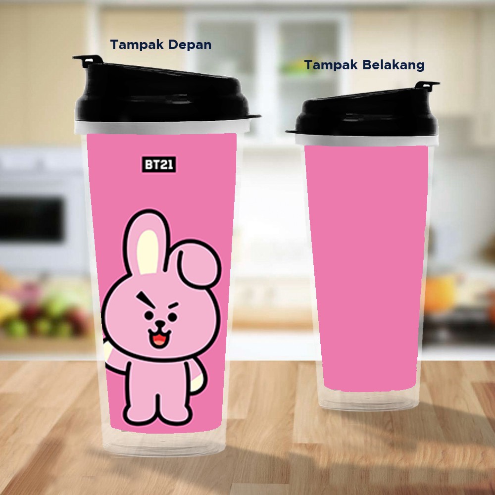 Pusat Mode Tumbler/Tempat Minum Design BT21 Cooky