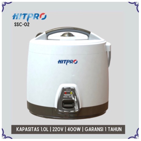 Hitpro Magic Com Penanak Nasi SSC-01/ SSC-02 / SSC-03 Rice Cooker Hitpro ( 0,6 / 1 / 1,2 )Liter Mini Mejikom Murah