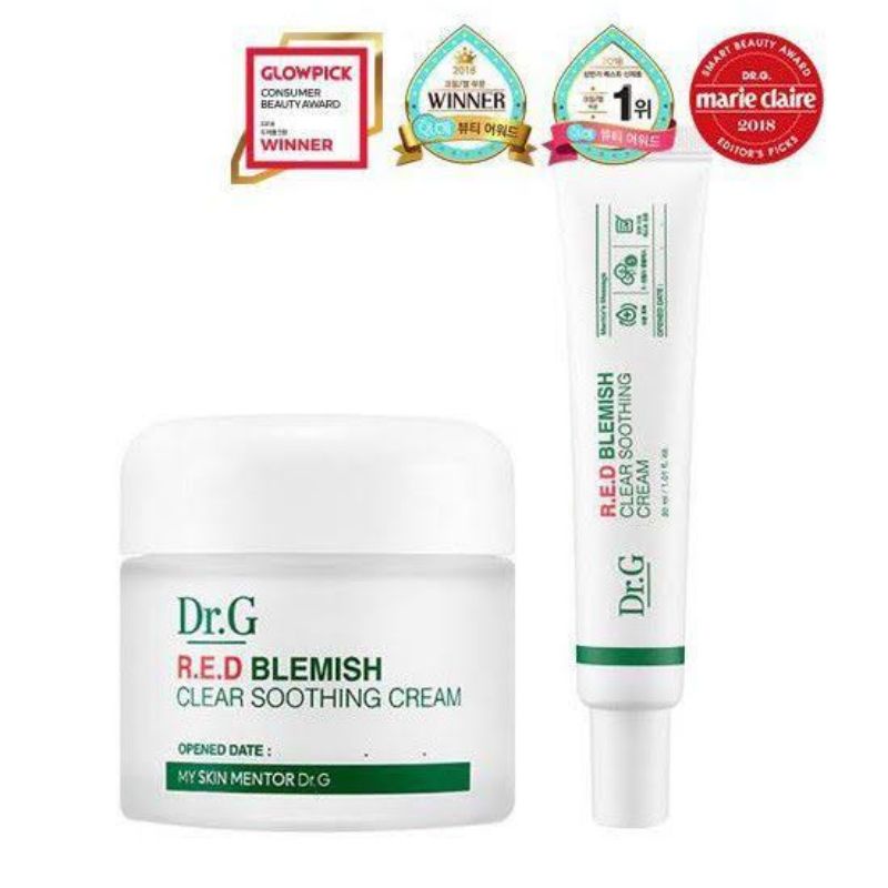 My Skin Mentor Dr G Dr.G Dr. G RED R.E.D Blemish Clear Soothing Cream