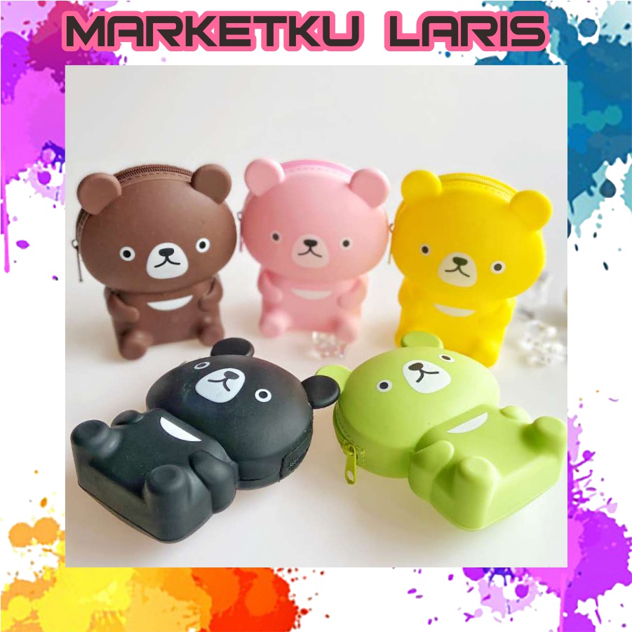 MKL D034 Dompet Koin Mini Karakter Dompet Silikon Dompet Silicon Coin Import