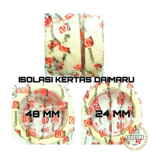 

ISOLASI KERTAS NACHI DAIMARU 1 inch 2 inch 24MM 48 MM MILLENIUM 14 MM