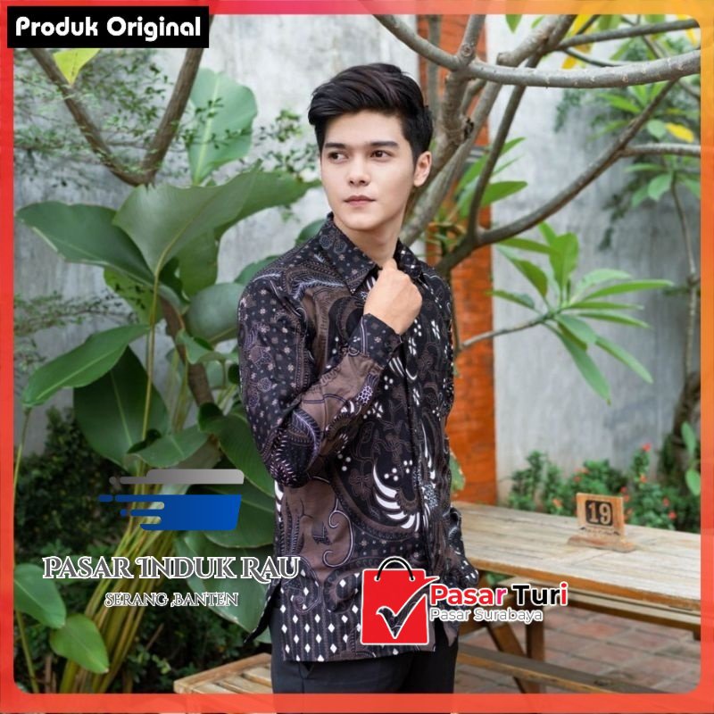 [BAJUBATIKPRIA] BAJU BATIK PRIA SLIMFIT MODERN LENGAN PANJANG SIZE M L XL XXL NEW PRODUK