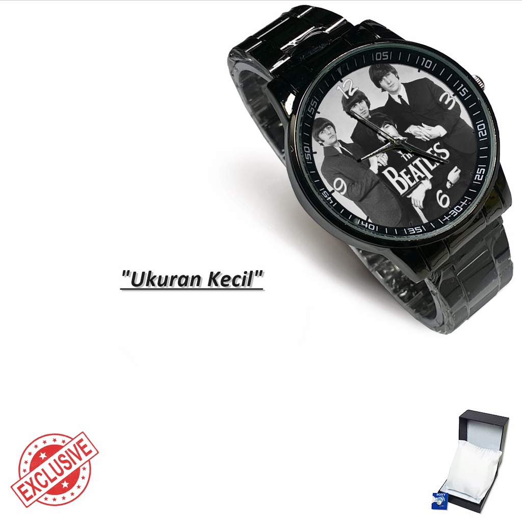 Jam Tangan Rantai Couple THE BEATLES (Nice)