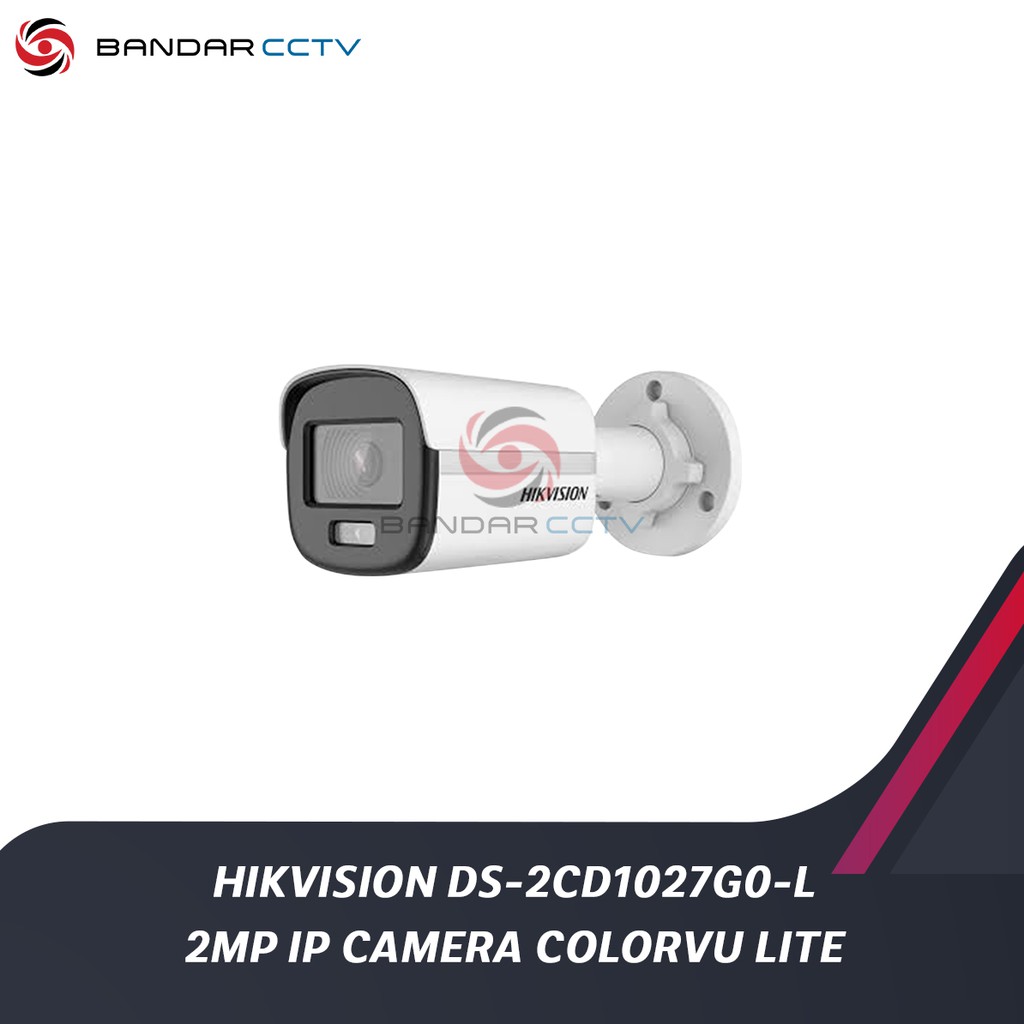 HIKVISION DS-2CD1027G0-L 2MP IP CAMERA COLORVU LITE