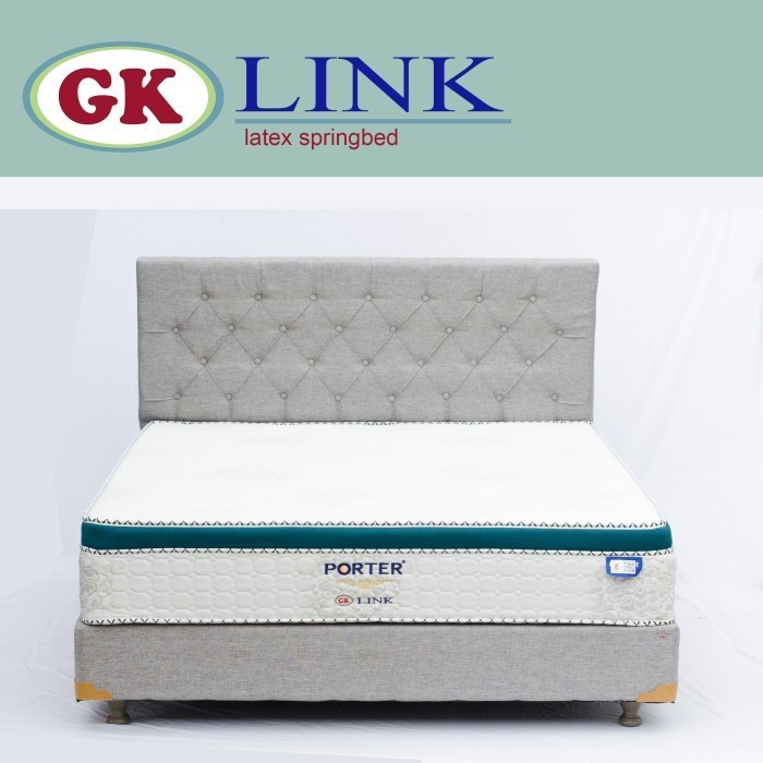Full set Springbed latex Kasur latex GK-Link ORTHOPEDIC 180x200 Elegan