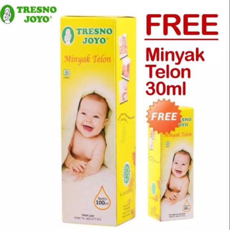 Tresno Joyo Minyak Telon 100ml+30ml(Free)